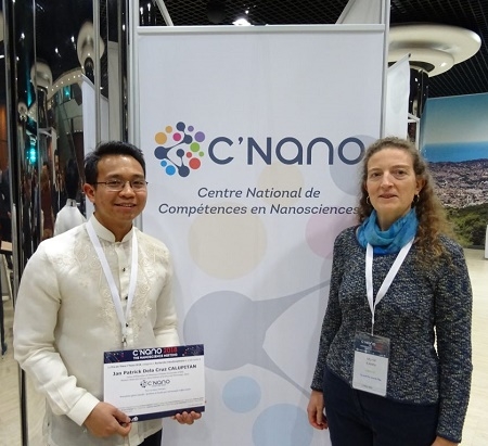 Patrick Calupitan of Photonic Molecular Science lab receives national French C'Nano award