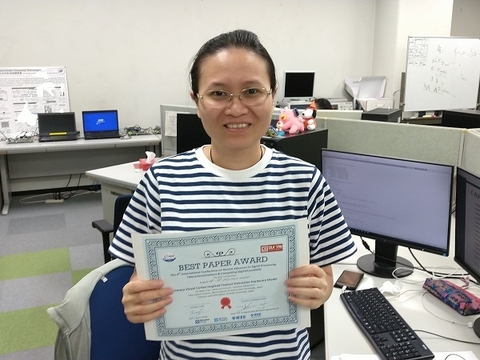  Computing Architecture Lab student received Best Paper Award 