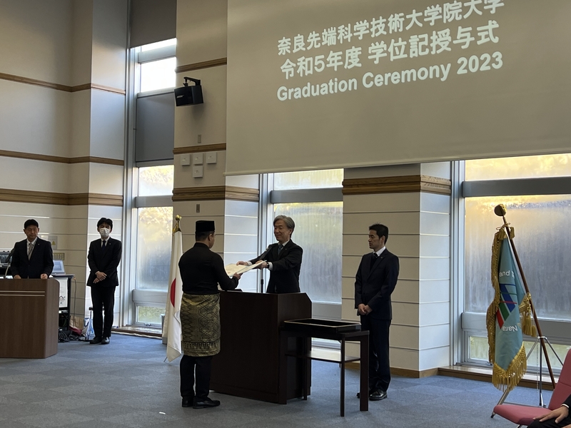 2023 NAIST Winter Graduation Ceremony (December, 2023)