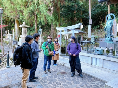 宝山寺ハイキングツアーを実施（2021/11/28）