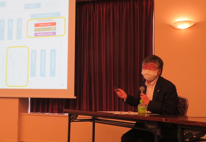 「関西イノベーションフォーラム2022」で塩﨑学長と小笠原副学長がプレゼンテーション(2022/5/13)