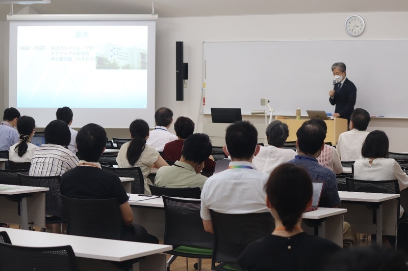 塩﨑学長が奈良学園大学で講演(2022/7/22)