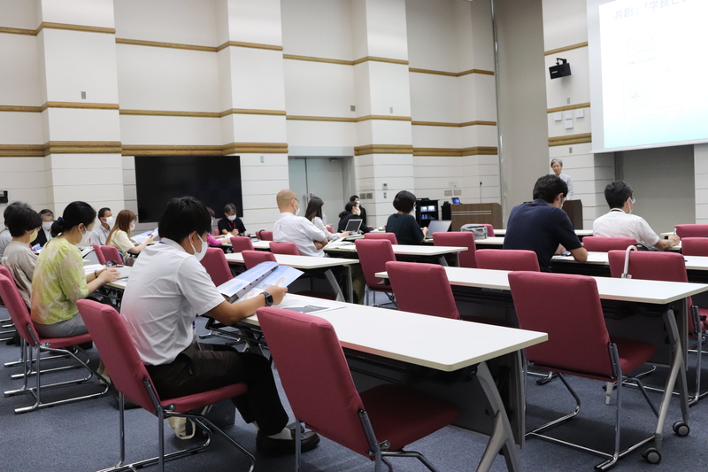 学長記者懇談会を実施(2022/9/1)