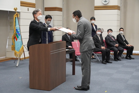 令和4年度学位記授与式を挙行（2022/12/22）