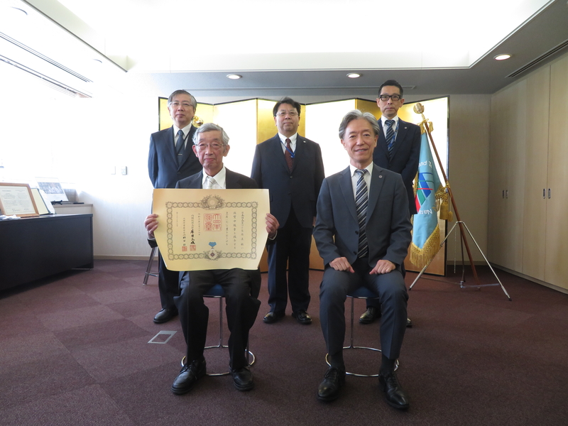 令和5年春の叙勲伝達式を挙行(2023/7/3)