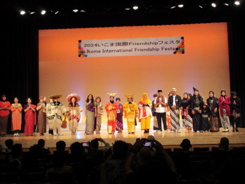 奈良先端科学技術大学院大学が「いこま国際Friendshipフェスタ」に参加（2024/10/27）