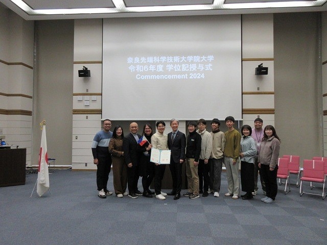 令和6年度学位記授与式を挙行（2024/12/23）