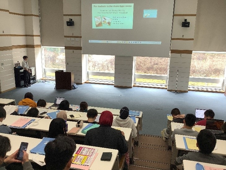 シェア型学生宿舎入居者向けのガイダンスを実施(2025/4/1)
