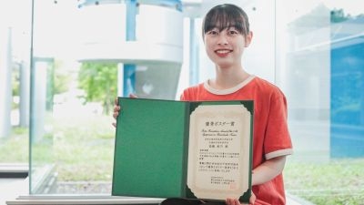 機能超分子化学研究室の高橋鈴乃さん（博士前期課程2年）が、第51回生体分子科学討論会において優秀ポスター賞を受賞