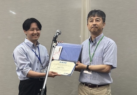 コンピューティング・アーキテクチャ研究室の安藤 拓翔さん（博士前期課程1年）が、国際会議 SASIMI 2025においてIEEE CEDA All Japan Joint Chapter SASIMI Young Researcher Awardを受賞（2025/10/9）