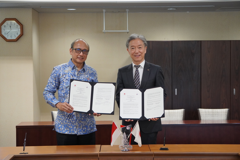 インドネシア国家研究イノベーション庁(BRIN)との学術交流協定締結式を挙行(2025/10/09)