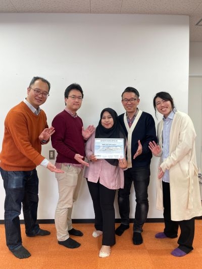 マテリアルズ・インフォマティクス研究室の博士後期課程学生 Mayumi Puspitaさんが、Materials Research Meeting 2025においてポスター賞を受賞
