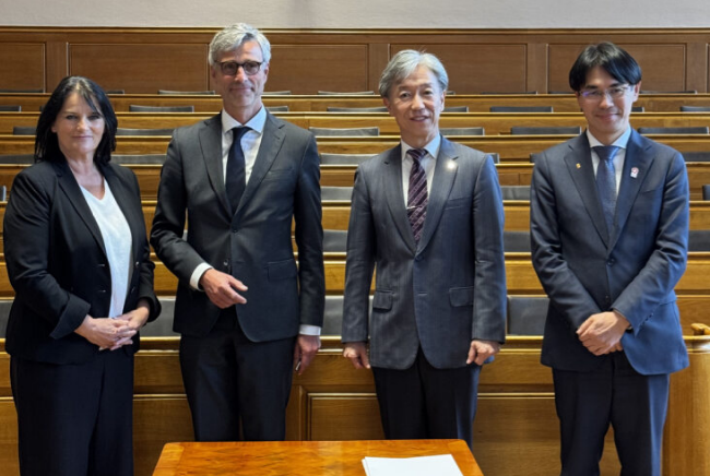 塩﨑学長一行がスイス・ベルン州を訪問（2025/5/19-25）