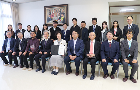 画像:NAIST拾薪寮」開所式及び表彰状贈呈式を開催